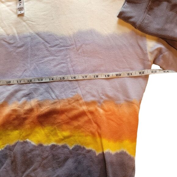 Athleta Balance Printed Sunshine Pullover Crew Neck Sweatshirt Size Small - Picture 11 of 12